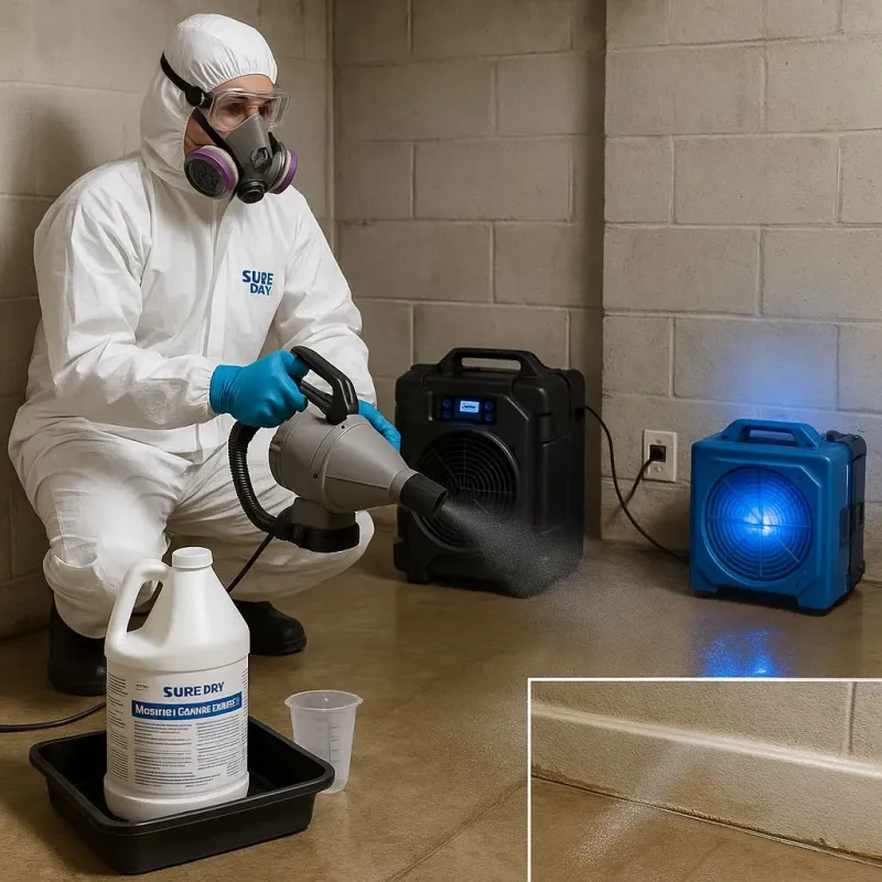 Sanitization and Odor Removal process in West Hill, OH