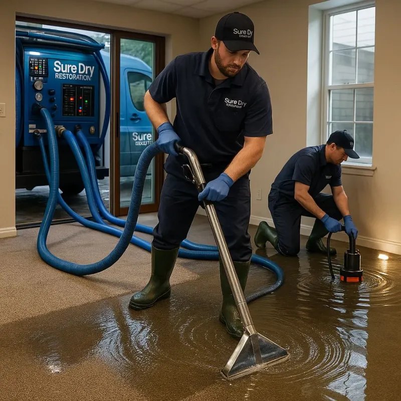 Water Extraction and Removal process in West Hill, OH